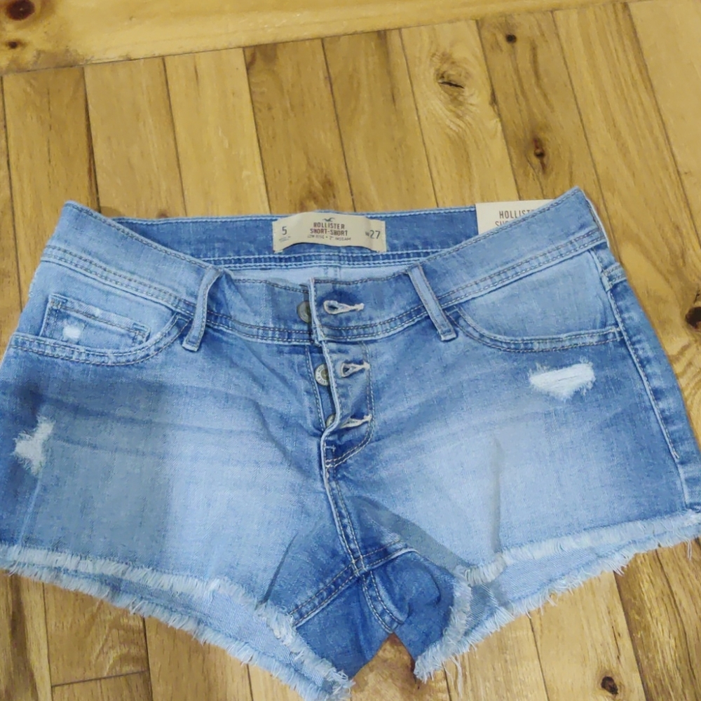 Hollister jean shorts